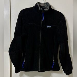Patagonia From 90s Black Light Fleece Zipper Jacket